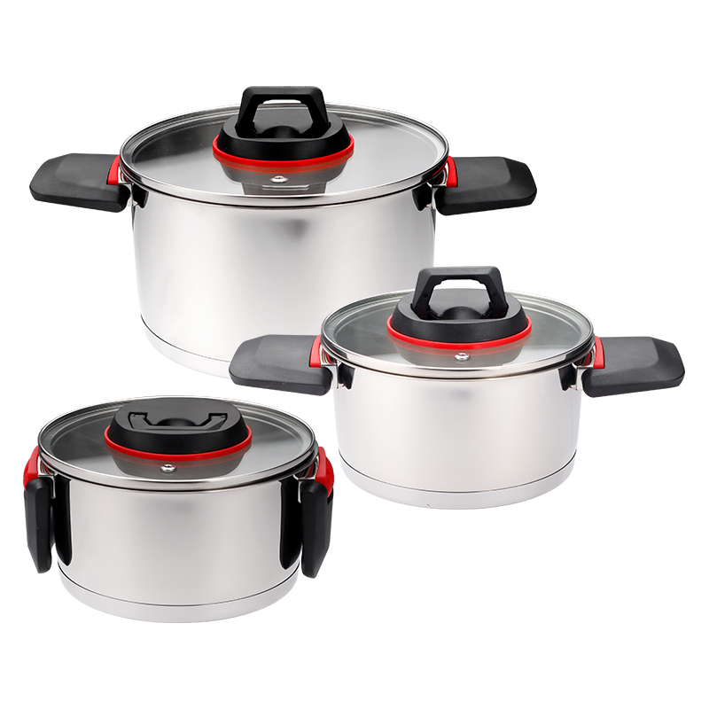Stainless Steel Casserole with Glass Lid