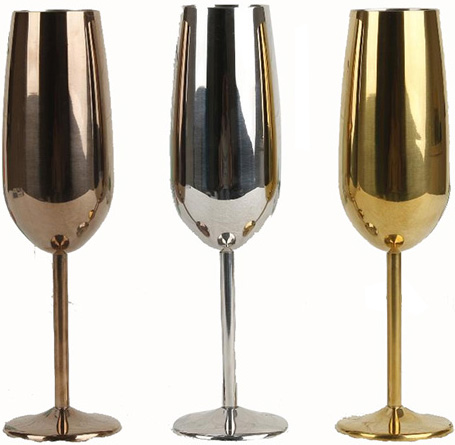 Stainless Steel Champagne Glass