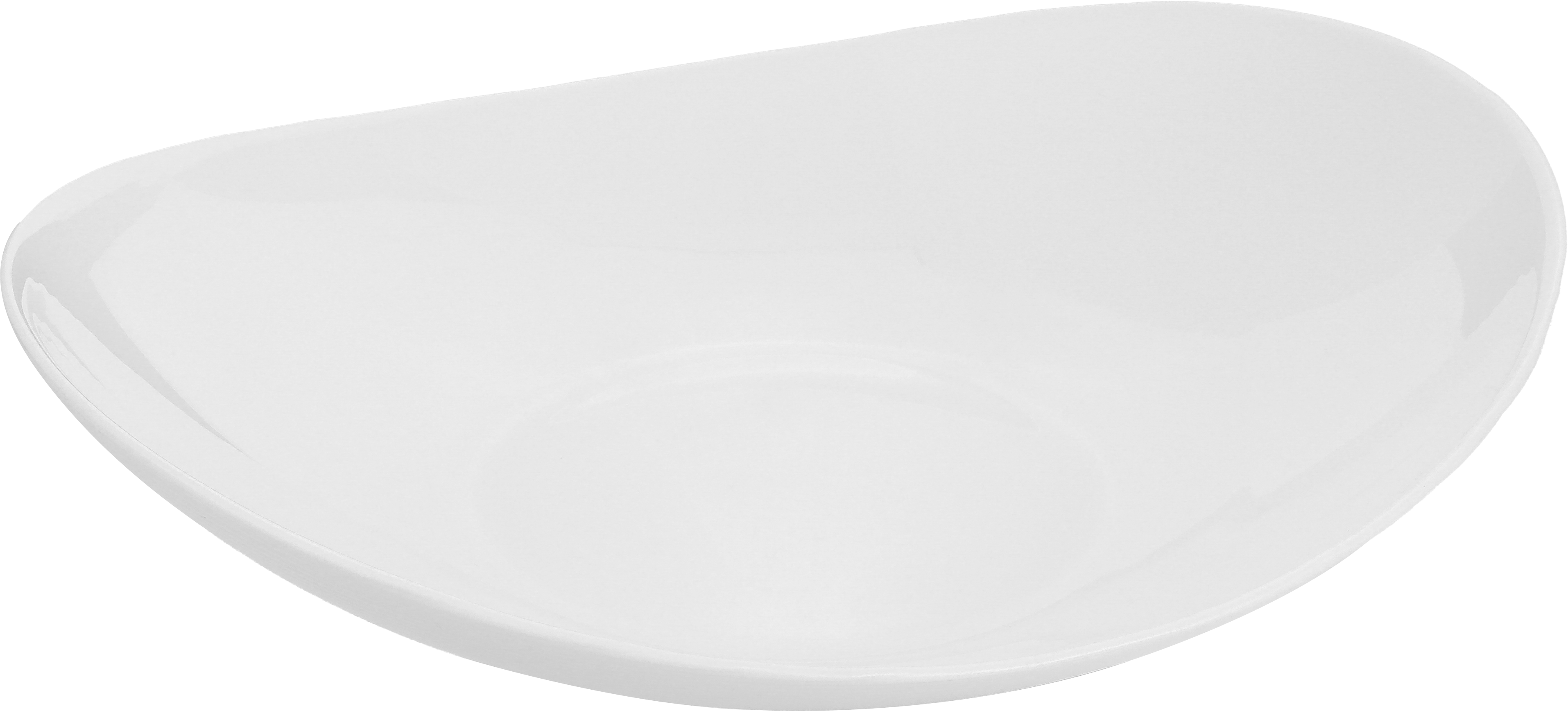 Opal Glass Ellipse Plate Series