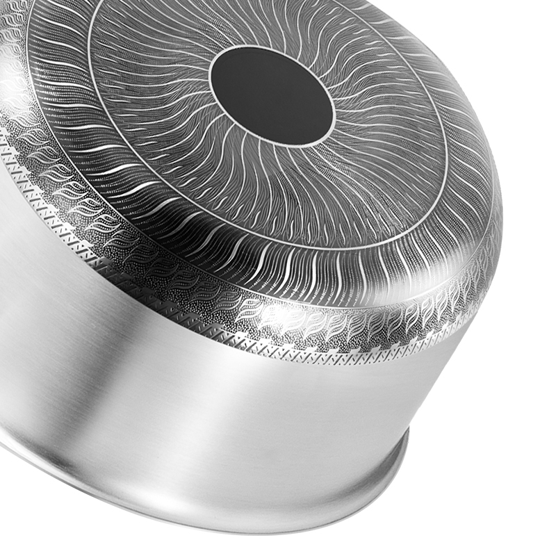 Stainless Steel Casserole with Glass Lid