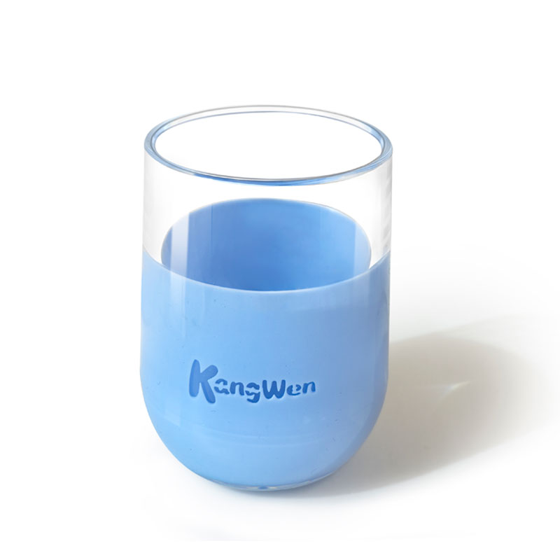 Two-color silicone water cup