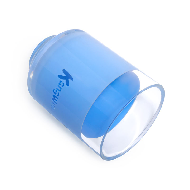 Two-color silicone beer cup