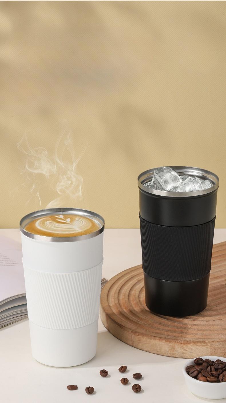 SS304 Insulated Tea Brewing Cup with Silicone Cover