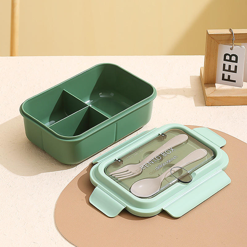 Microwave heatable compartment lunch box