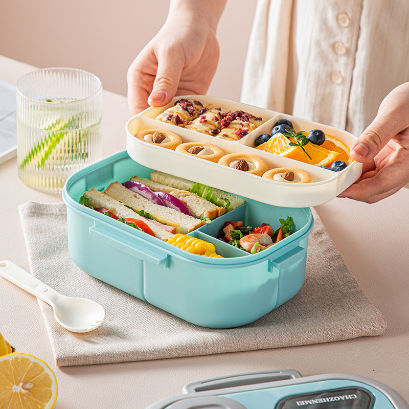 Student Office Worker Salad Meal Box with Sauce