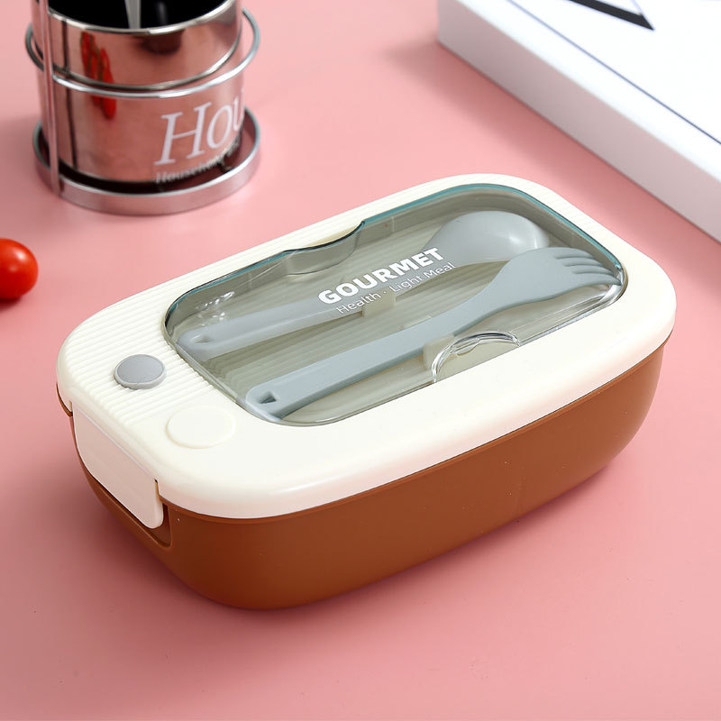 PP plastic gridded lunch box