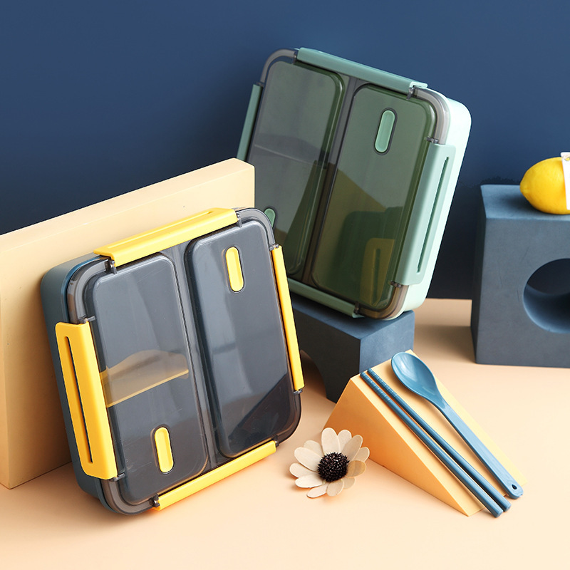 Korean Style Divided Plastic Lunch Box