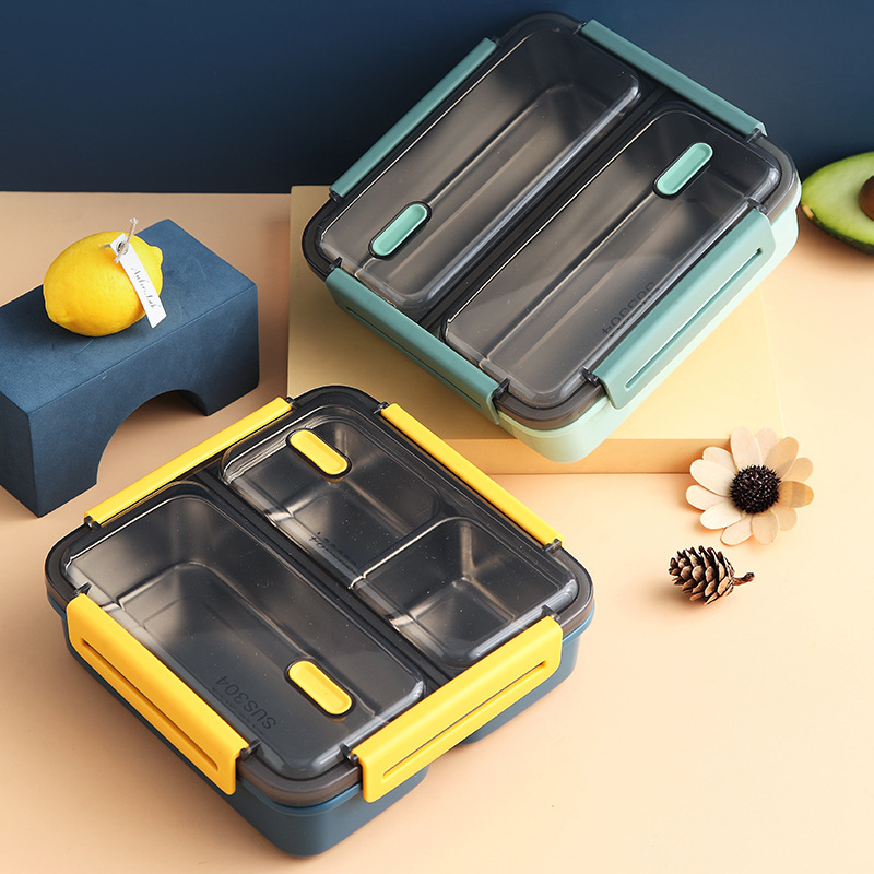 304 Stainless Steel Partitioned Insulated Lunch Box