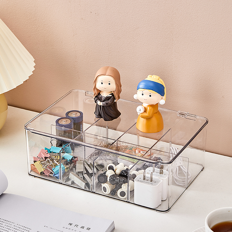 Tea and pantry storage container bins with lids