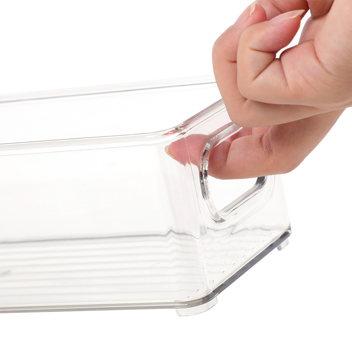 Clear BPA-Free Fridge Storage Bins