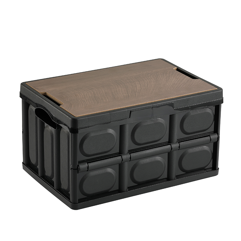 Clear Stackable Collapsible Plastic Storage Box