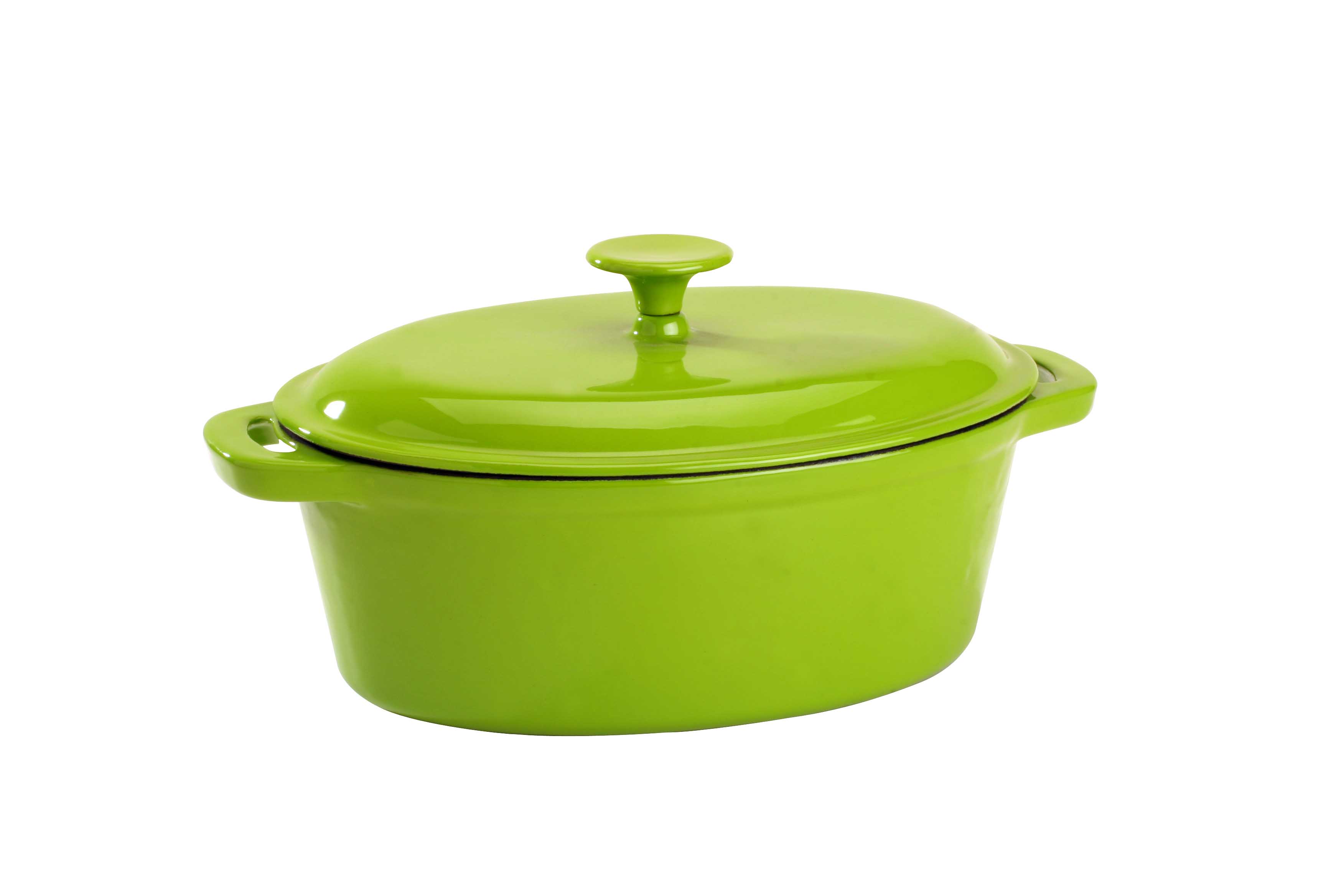 Cast Iron Oval Casserole Dish