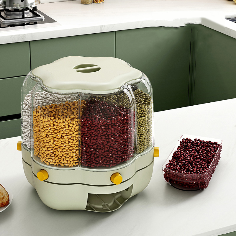 Separate Rotating Multigrain Storage Tank