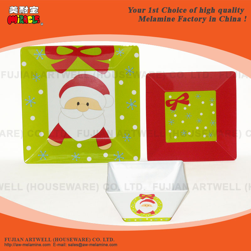 16-Piece Melamine Dinnerware Set