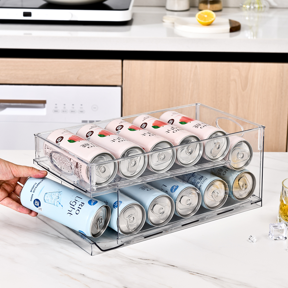 Rolling Beverage Storage Rack
