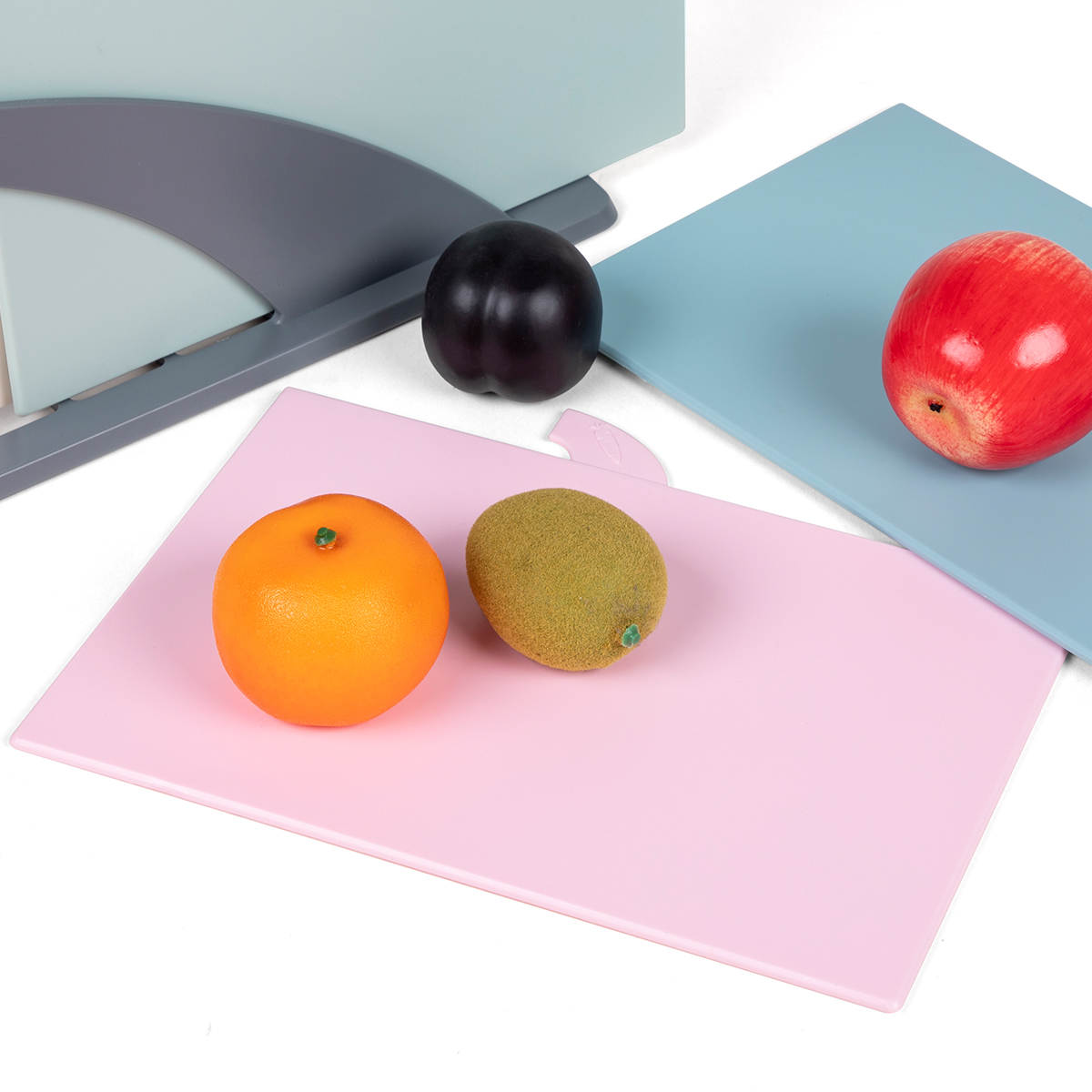Four-piece cutting board set