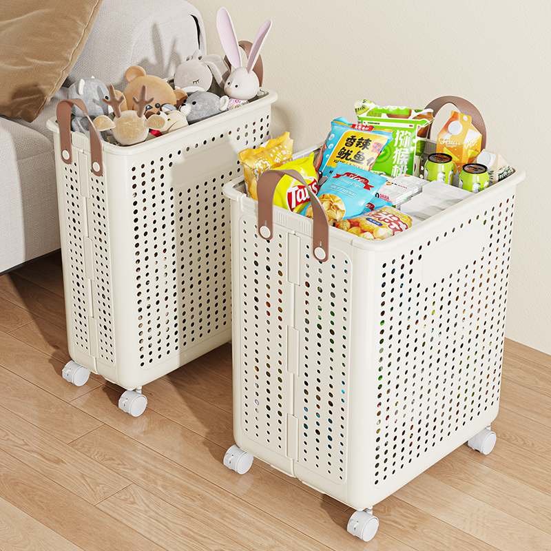 Wholesale Portable Foldable Laundry Hamper with Handle