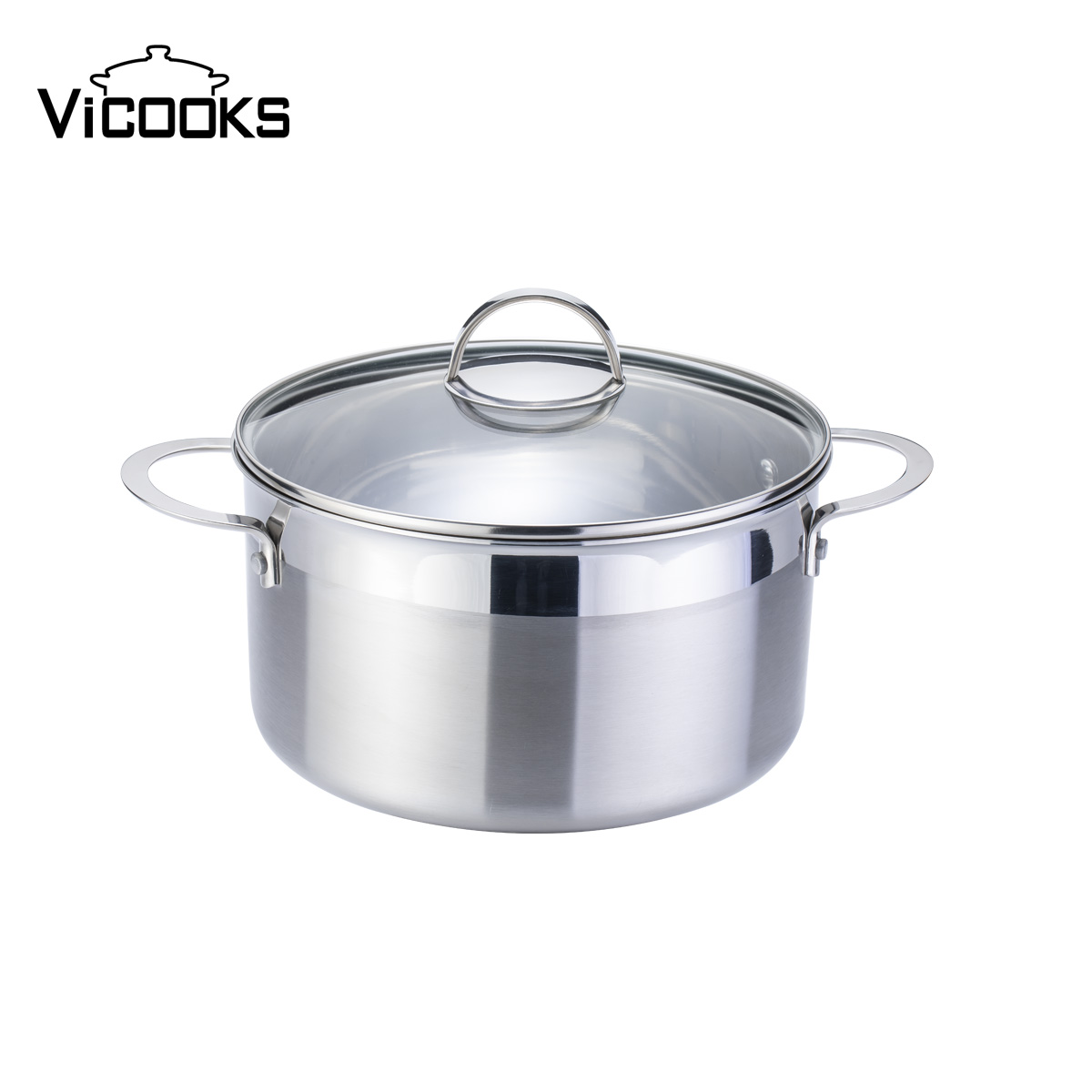 Tri-ply Stainless Steel Casserole Pot