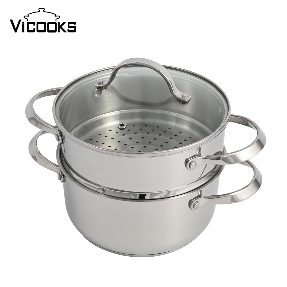 Stainless Steel Steamer Pot 3 Tier