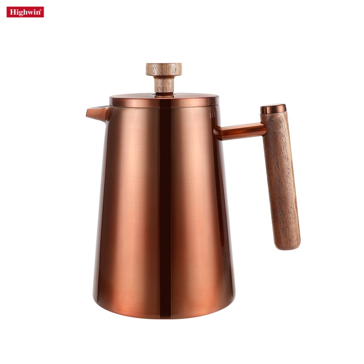 French Press Coffee Maker 34oz, Stainless Steel