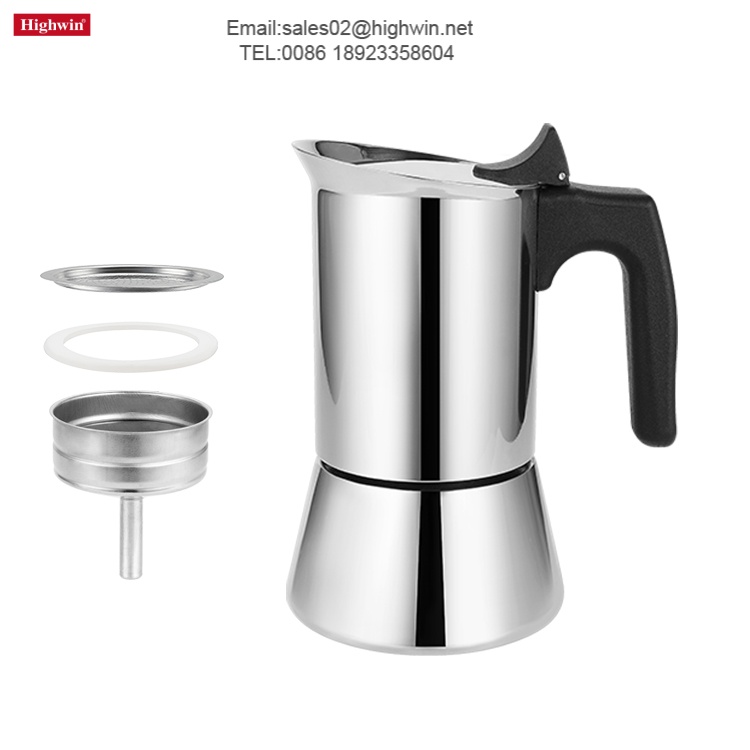 Stainless Steel Stovetop Espresso Maker Moka Pot