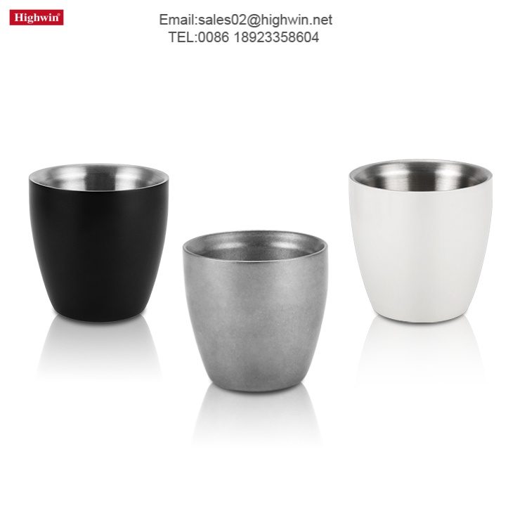 Insulated Double-Walled Espresso Cups