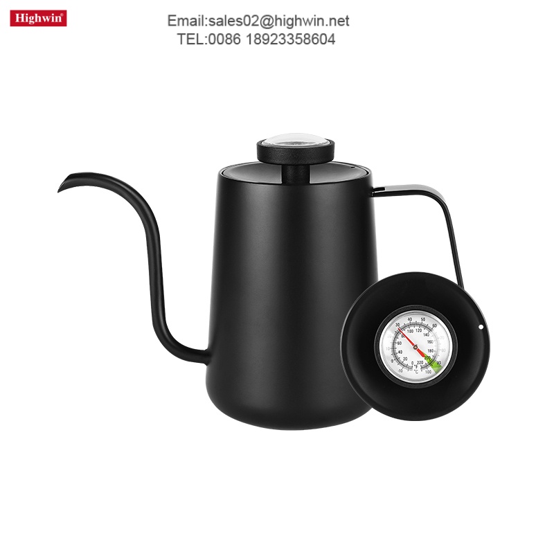 Pour Over Coffee & Tea Maker, Stainless Steel, Matte Black