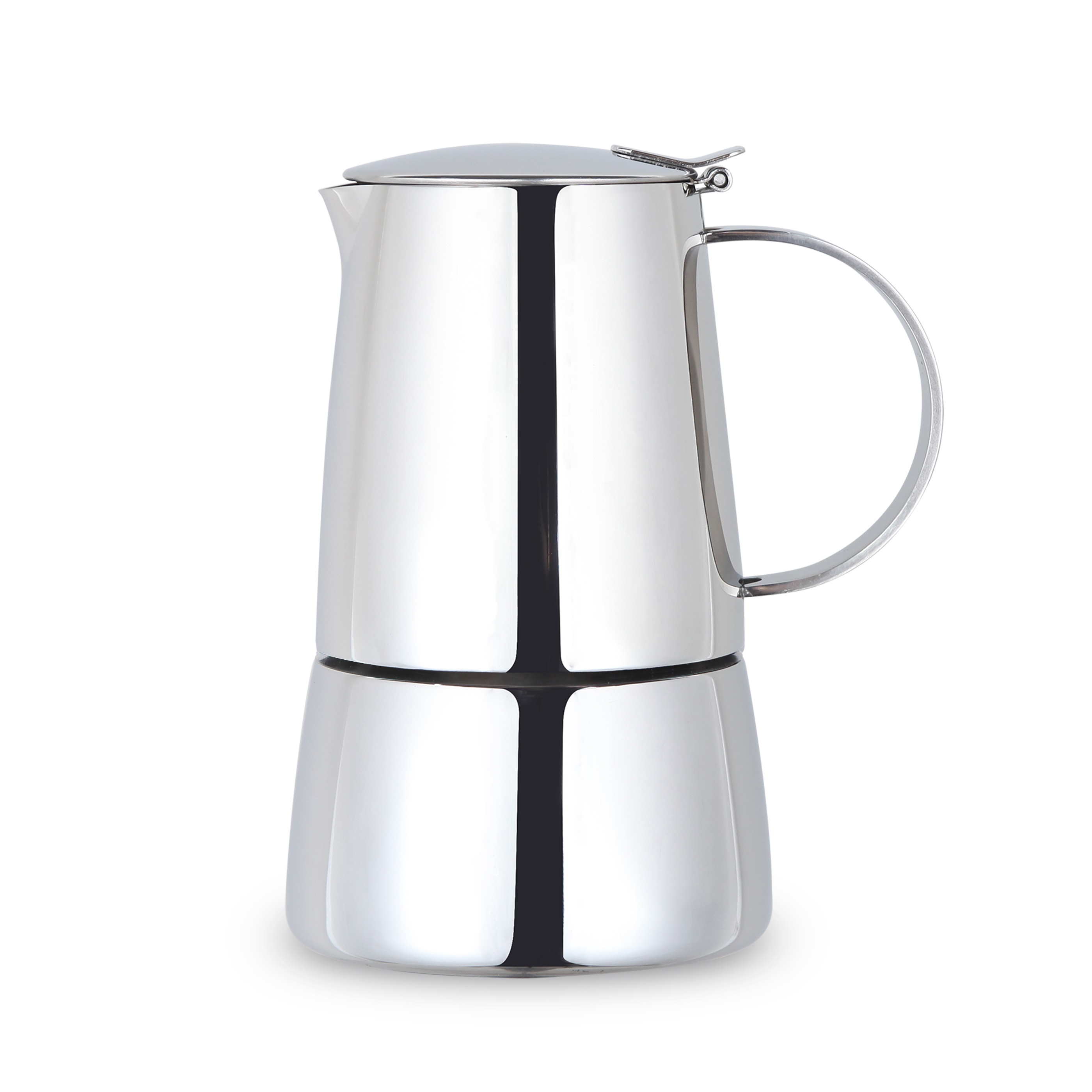 Stainless Steel Stovetop Espresso Maker Moka Pot for All Stoves