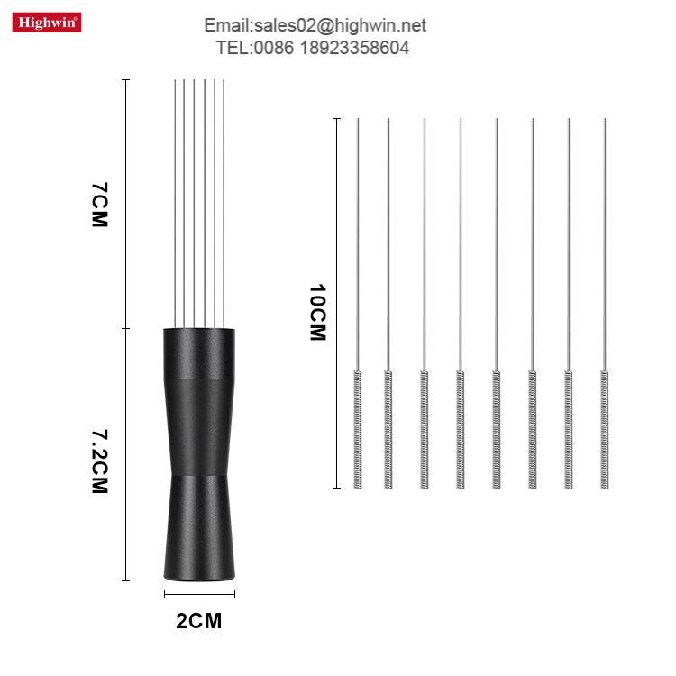WDT Espresso Distribution Tool, 8-Needle Coffee Stirrer