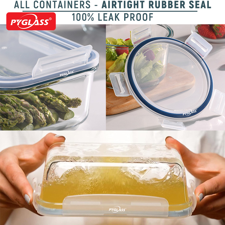 Deep Glass Food Storage Container