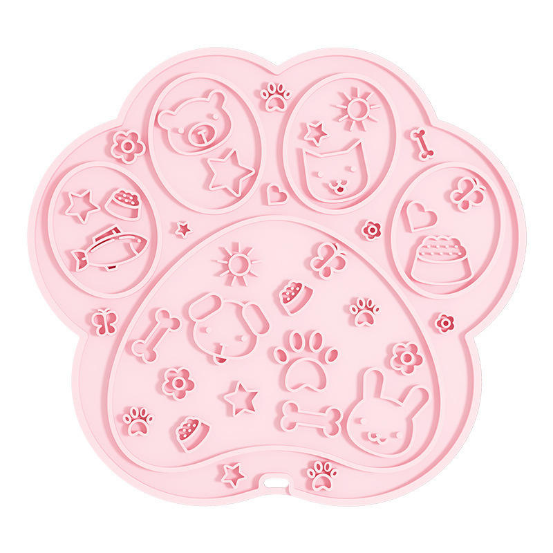 Silicone Pet Lick Mat Slow Feeder for Dogs & Cats