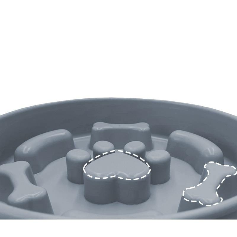 Silicone Pet Slow Feeder Bowl with Suction Cups for Dogs & Cats