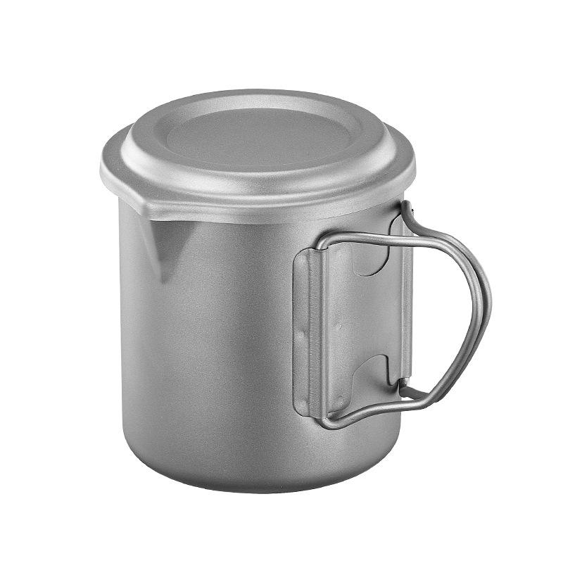 Pure Titanium Camping Tea Infuser Mug