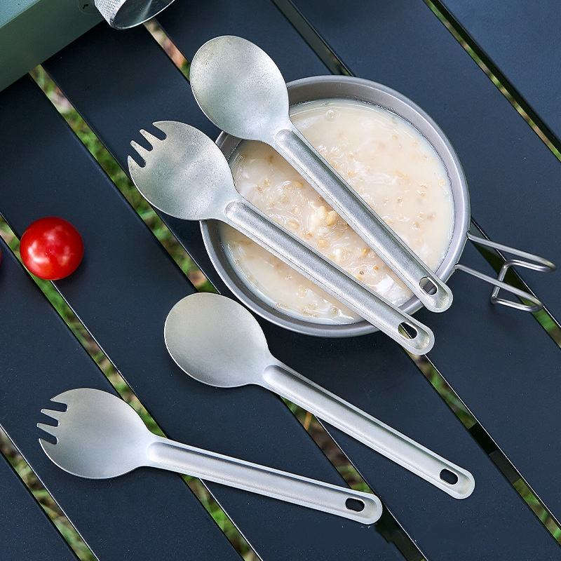 Titanium Fork and Spoon Set