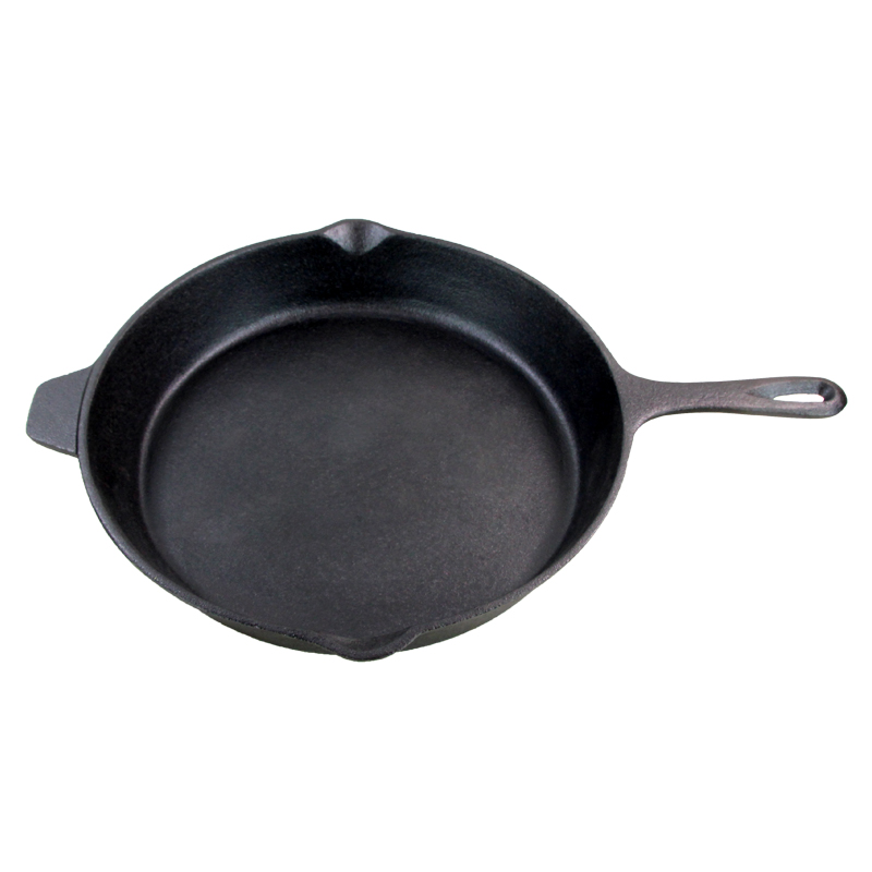 Cast Iron Frying Pan with Vegetable Oil Seasoning