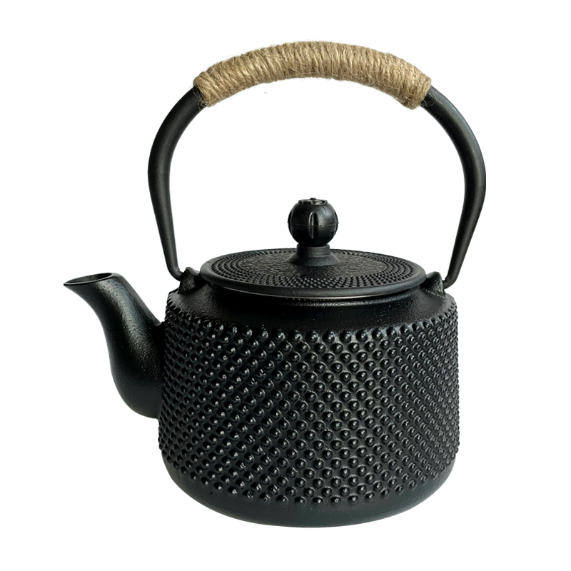 Japanese Cast Iron Teapot for Cooking and Tea, Large Capacity, Keeps Tea Warm