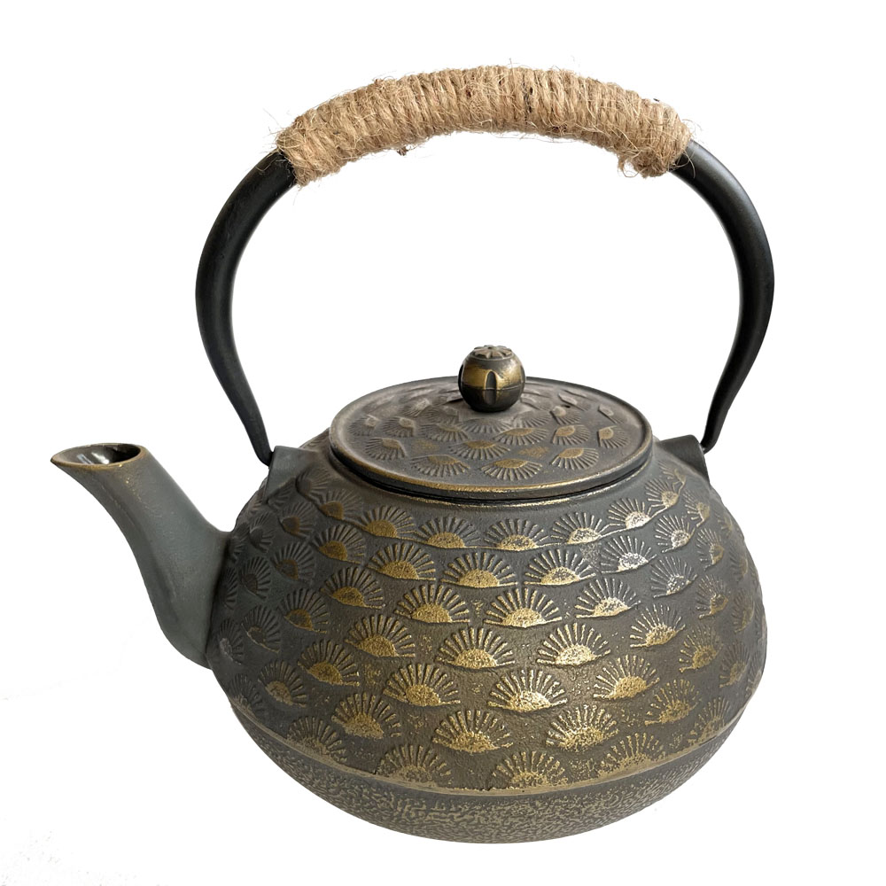1800ml Cast Iron Teapot for Tea Ceremony