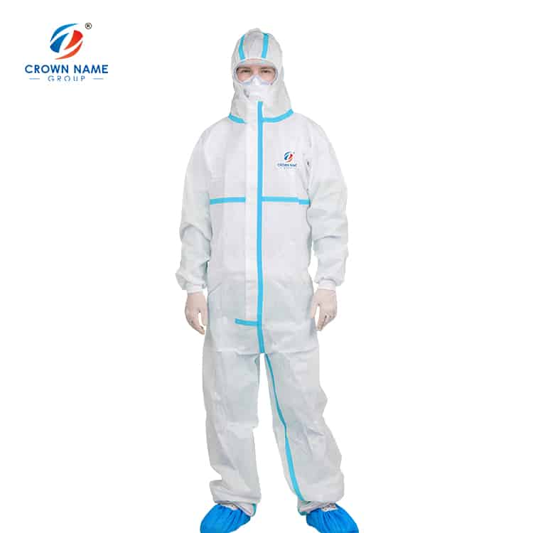 Disposable SMS Coveralls With Tape