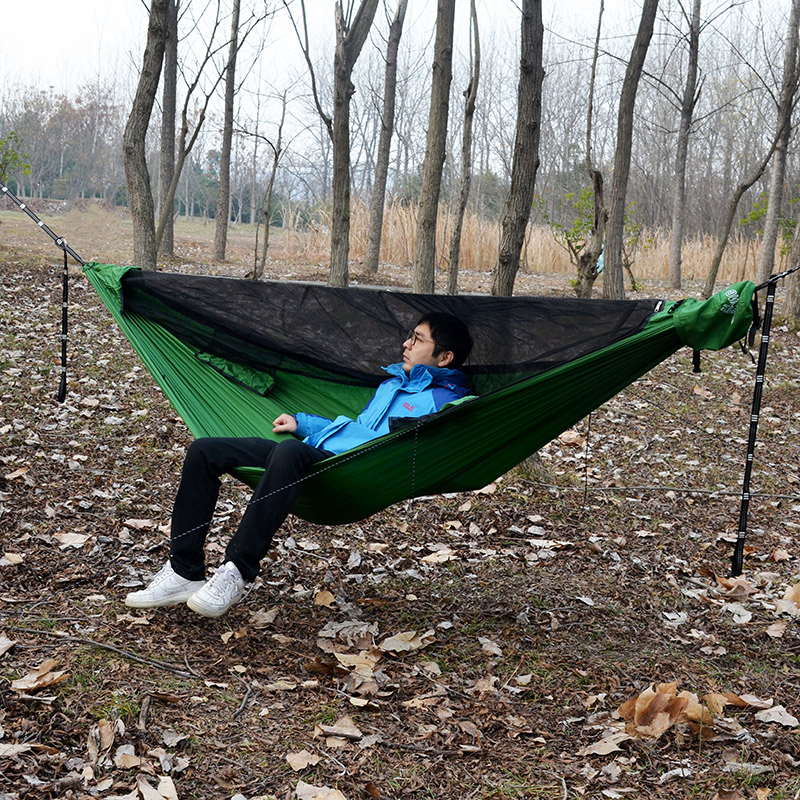 11-Foot Hammock with Mosquito Net