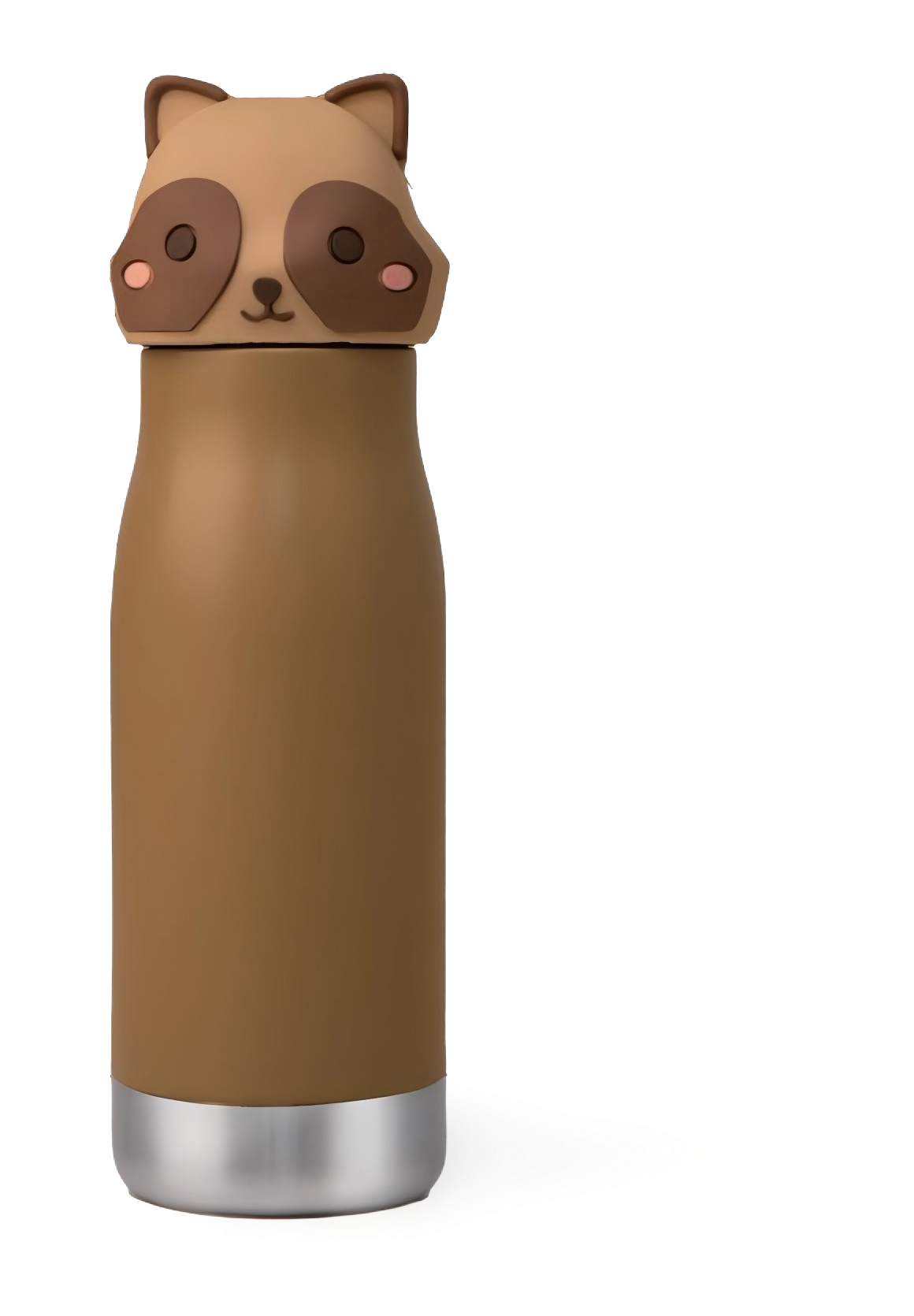 350ML Stainless Steel Double Wall Vacuum Insulated Water Bottle with Animal Cap