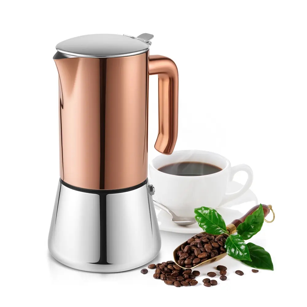 Stainless Steel Stovetop Moka Pot Coffee Espresso Maker