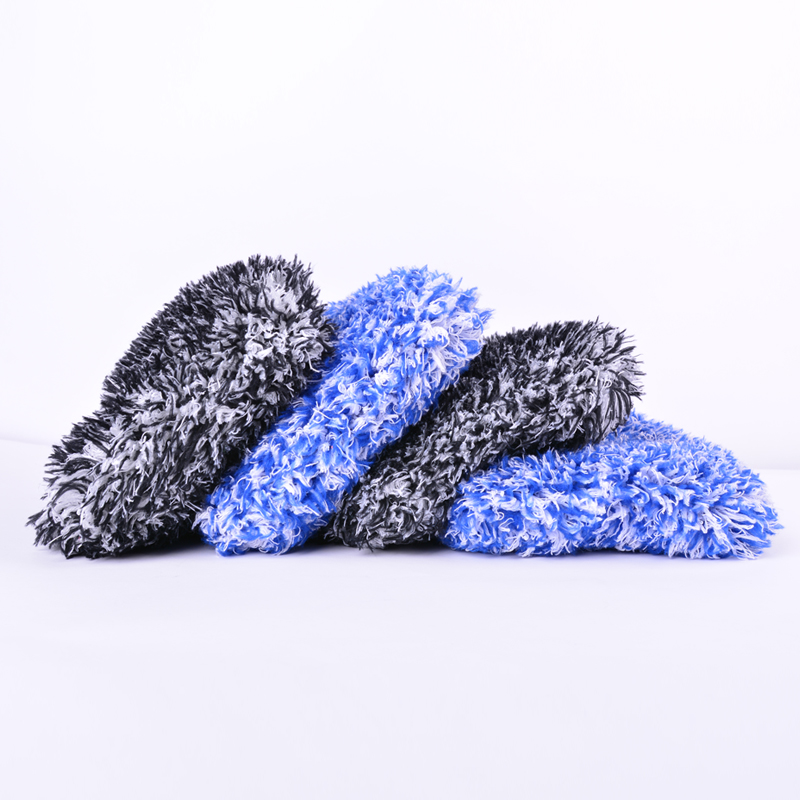 Custom Long High Pile Microfiber Car Cleaning Washing Gloves