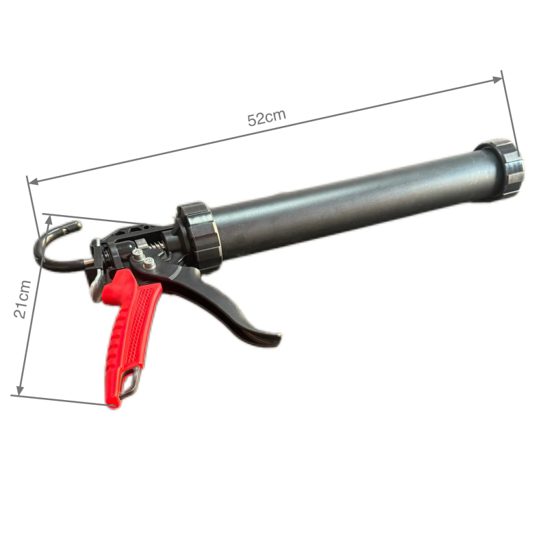 Professional Grade 5-Bearing Sausage Caulking Gun