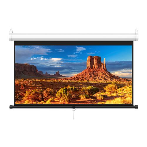 120-inch 16:9 Manual Projection Screen for Wall Mounting