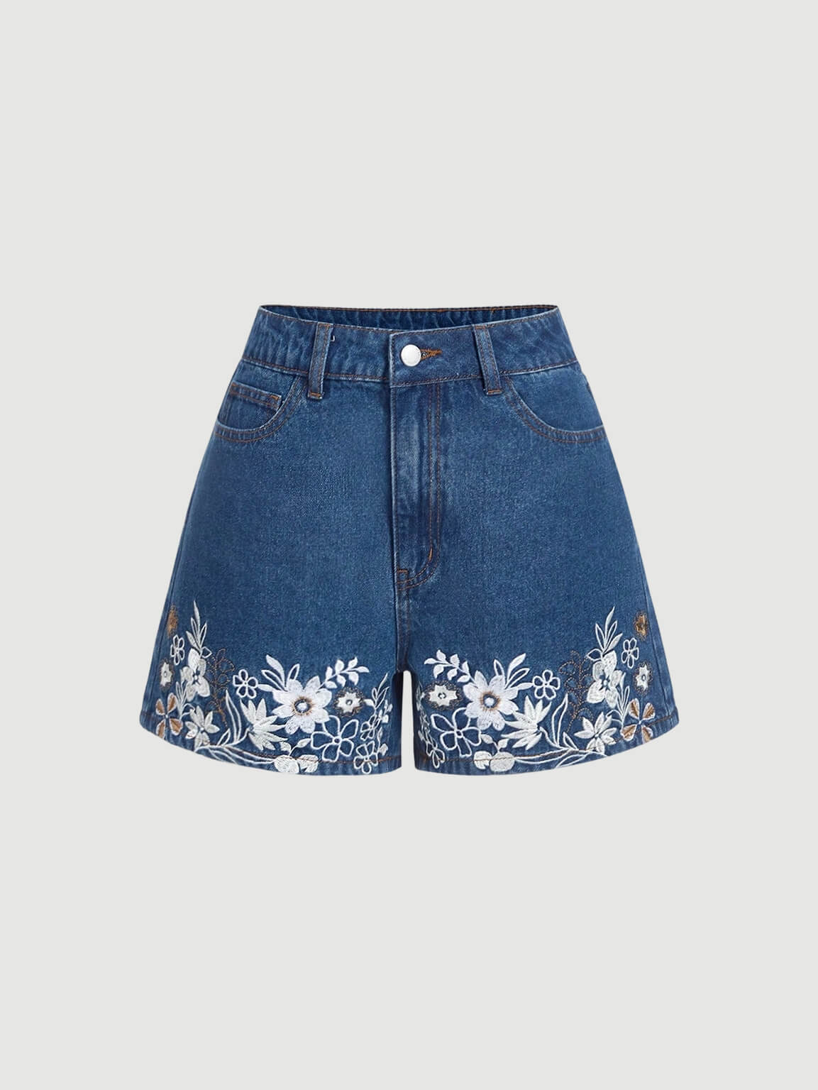 Women's Wide Leg Denim Shorts