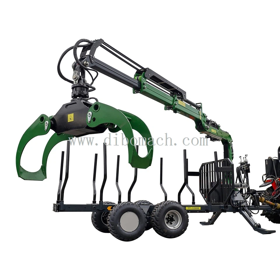 Timber Trailers with Loading Crane