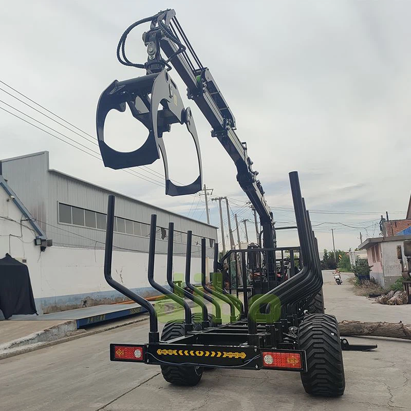 Lumber Trailer With Grappler