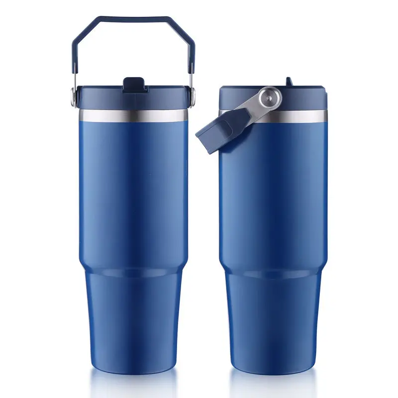 20oz/30oz Stainless Steel Insulated Travel Coffee Tumbler with Straw