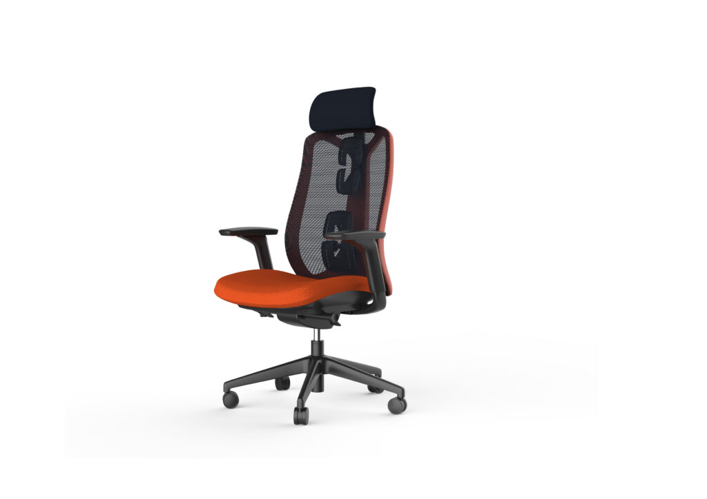 Luxury Ergonomic Mesh Office Desk Chair with Adjustable Armrest