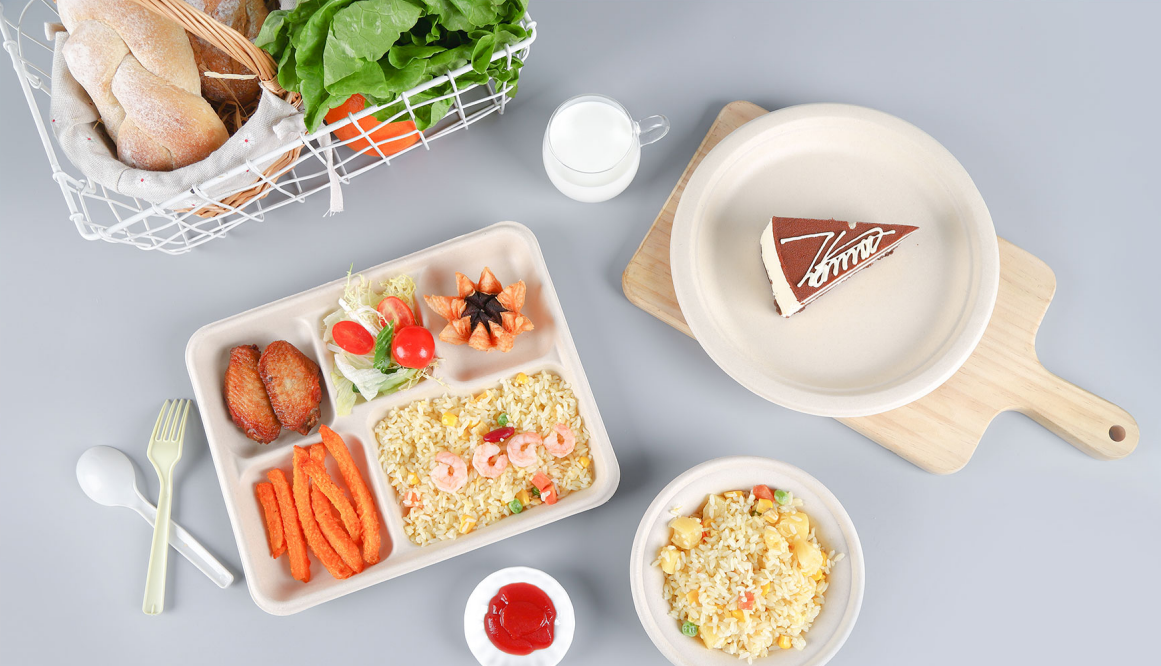Sugarcane Bagasse Plates